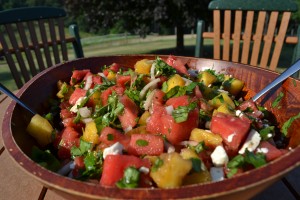 watermelon salad recipe